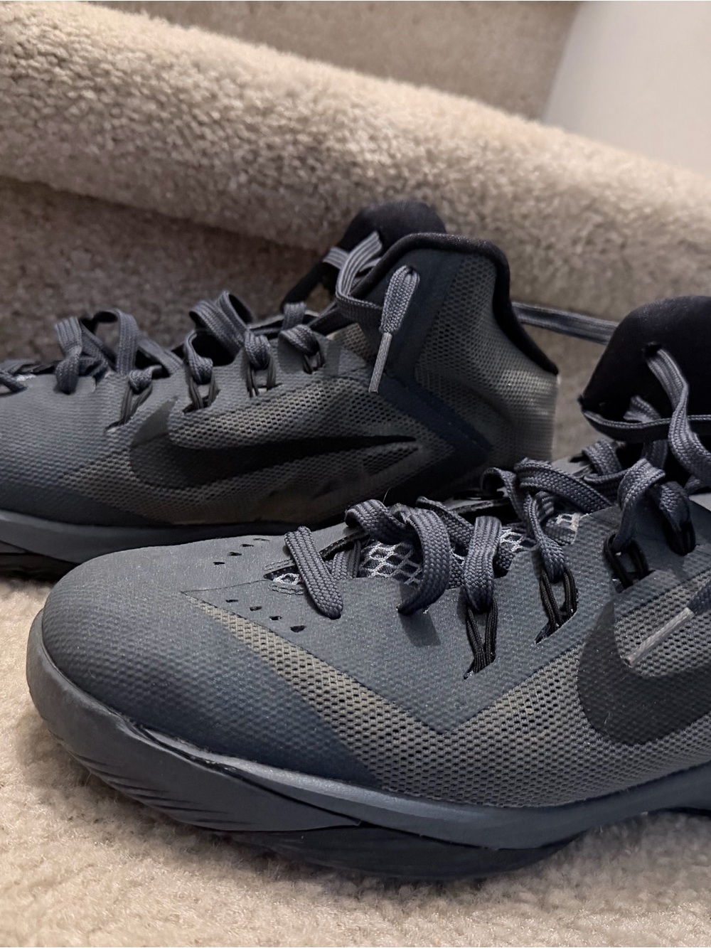 Nike Prime Hype DF Basketball Shoes Black Size 7Y / Women’s 8.5